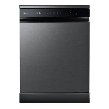 Imagem de Lava Louças Midea 16 Serviços MDWEF1633GBS1 com Função Smart Home Conectividade IOT Black Inox 110V