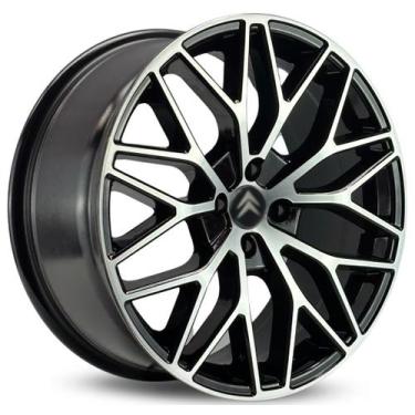 Imagem de 4 rodas kr m30 modelo citroen / aro 18x8 / (4x108) et25 - KRMAI, Preta