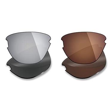 Imagem de 2 pares de lentes polarizadas de substituição da Mryok para óculos de sol Oakley Frogskins Lite – Opções