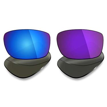 Imagem de 2 pares de lentes polarizadas de substituição da Mryok para óculos de sol Oakley Splinter – Opções