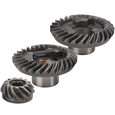 Imagem de Wosune Engrenagem dianteira do motor do barco, pinhão externo resistente, 3 peças, engrenagem reversa de motor de barco de aço inoxidável prático para barco