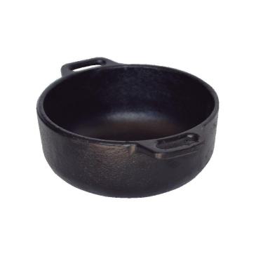 Imagem de Cumbuca de Ferro Sem Tampa Alça Ferro Para Porções 12cm