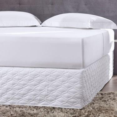 Imagem de Saia Box Casal Altenburg Easy Fit Ultrawave Branco