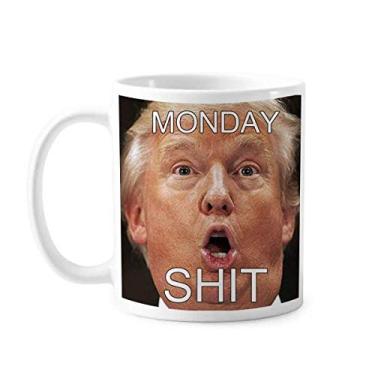 Imagem de Caneca American Great Funny Shit Monday Imagem Cerâmica Cerâmica Café Porcelana Utensílios de Mesa