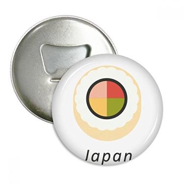 Imagem de Tradicional japonês Maki abridor de garrafas de sushi ímã de geladeira emblema multifuncional