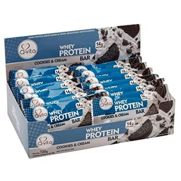 Imagem de Barra De Whey Protein S/Glúten - Display 18 X 40G Cookies and Cream