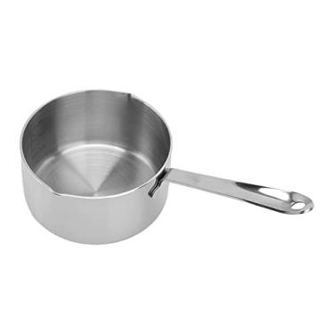 Imagem de Manteiga Aquecedor de Leite e Café Mini Panela Derretida de Manteiga com Bico Duplo, Panela Pequena para Molho para Fogão, Derretimento de Chocolate, Aquecimento de Sopa de Café e Chá(350ML)