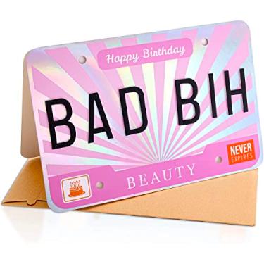 Imagem de Cartão de Feliz Aniversário para Mulheres - Melhor Amiga, Irmã, Mãe, Filha - Cartão para ela - Perfeito para aquela Rainha em sua vida - Tamanho Grande de [23 cm x 15 cm] 18 21 25 30 40 50 60 70