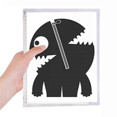 Imagem de Caderno de anotações de criaturas alienígenas monstro alienígena do Universo com folhas soltas e diário recarregável