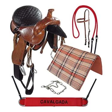 Imagem de Sela Americana Tradicional Havana Completa 16 Polegadas + Acessorios