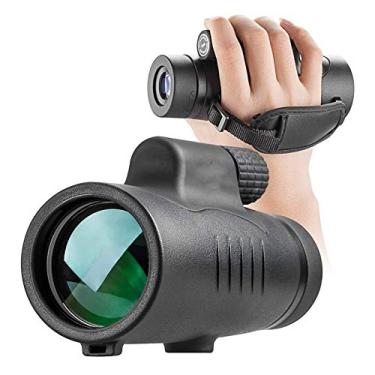 Imagem de Telescópio monocular, 8x42 HD poderoso à prova d'água monóculo com alça de pulso, para adultos e crianças para concertos, passeios turísticos, camping