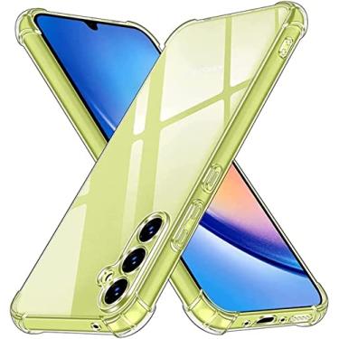 Imagem de Capa Capinha Case Transparente Com Bordas Anti Impacto Compatível Com Samsung Galaxy A24 - (Hard Glass Store)
