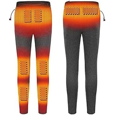 Imagem de Calças Térmicas Masculinas, Calças Aquecidas Elétricas, Carregamento USB De Temperatura, Calças Térmicas Aquecíveis Para Homens, Caminhadas Ao Ar Livre, Caça, Motocicleta, Acampamento,Cinza,4GG,Hi