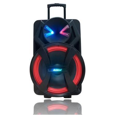 Imagem de Caixa de Som Amplificada Amvox ACA 1100 Dezoitão 1100W RMS Bluetooth Iluminação LED - Bivolt