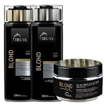 Imagem de Kit Truss Blond Hair - Shampoo + Condicionador 300ml + Máscara 180G