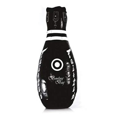 Imagem de Fairtex UNFILLED Bowling Heavy Bag for Muay Thai, Boxing, Kickboxing, MMA (HB10 Black)
