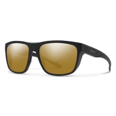 Imagem de Óculos de sol polarizados Smith Optics Barra ChromaPop, Barra, Matte Black / Chromapop Polarized Bronze Mirror, One Size
