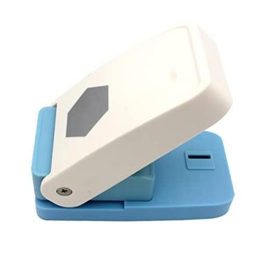 Imagem de Kucaa Furador artesanal para scrapbook de 38 mm, tamanho 38 mm, mini perfurador chique (hexágono-1,5 polegadas)