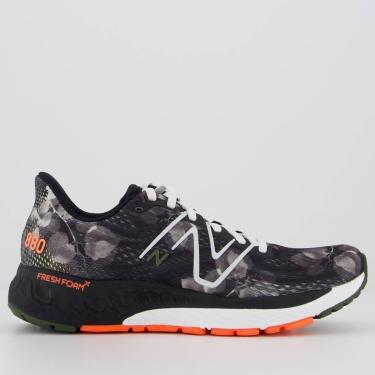 Imagem de Tênis New Balance Fresh Foam X 880V13 Feminino Preto e Cinza-Feminino