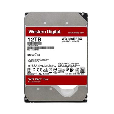 Imagem de HD NAS WD 12TB RED Plus SATA 6GBps 7200RPM 512MB 3,5'' Western Digital - WD120EFBX