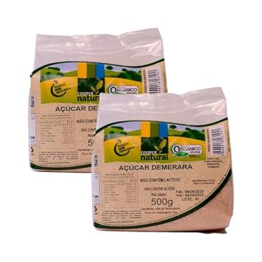 Imagem de Kit 2X: Açúcar Demerara Orgânico Coopernatural 500g