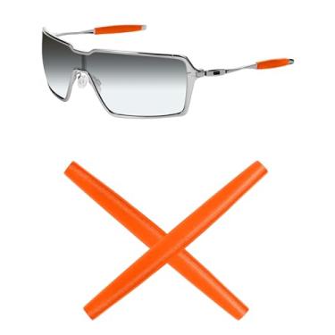 Imagem de Mryok — Meias de substituição para óculos de sol Oakley Probation – Opções, Laranja, One Size