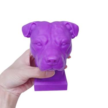 Imagem de Molde de silicone para cães, 6 estilos: Rowena, Bulldog, Shih Tzu, Pastor, Pug, Golden Retriever, usando resina, gesso, cimento, velas, lembranças feitas à mão para animais de estimação, troféus,