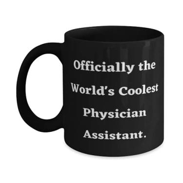Imagem de Oficialmente o assistente médico mais legal do mundo. Caneca de 325 ml, copo de assistente médico, presente de sarcasmo para assistente médico