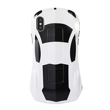 Imagem de Capa de telefone multicolorida supercarro esportivo fofo para Apple iPhone 12 11 Pro Max XR 8 7 Plus (branca, para iPhone 13)