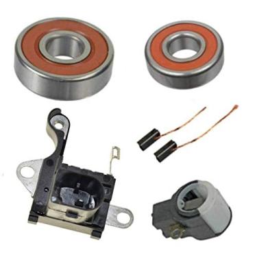 Imagem de Kit de alternador; rolamentos de escovas reguladoras compatíveis com BMW 535i, 2012 640i, X3 X5 X6 com 210 Amp Denso 104210-6070, 104210-6072 - 11496RK
