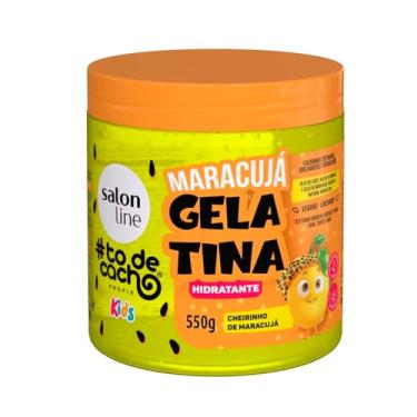 Imagem de Salon Line, Gelatina Capilar Hidratante, Maracujá, #todecacho Kids, Vegana - Para Cabelos Ondulados, Cacheados e Crespos, Salon Line, 550g