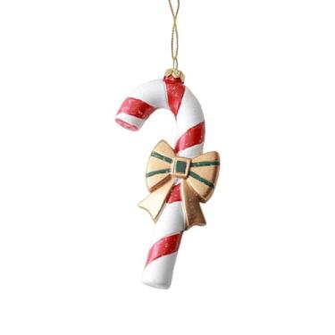 Imagem de Amagogo Enfeite de Natal Decoração de Natal Decoração Criativa de Natal Pendurado Baubles para Restaurante Ano Novo Hotel Quintal Escritório, Bengala