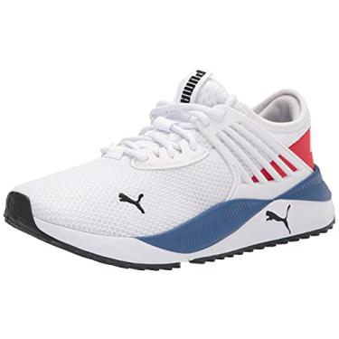 Imagem de PUMA Tênis feminino Pacer Future, Puma Branco/vermelho de alto risco, 4