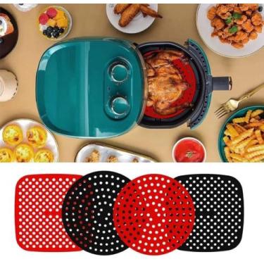 Imagem de Protetor Tapete de Silicone para Air Fryer Fritadeira Reutilizável Ant