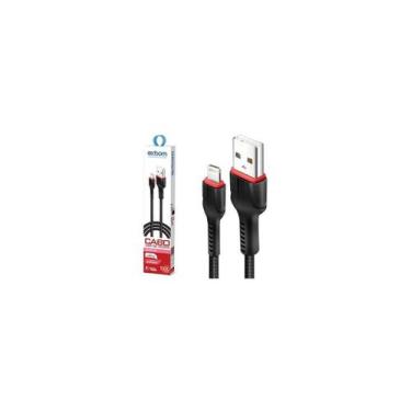 Imagem de Cabo dados carregamento lightning ios 2.4a turbo 1.0m cbx-u2c13ip pret