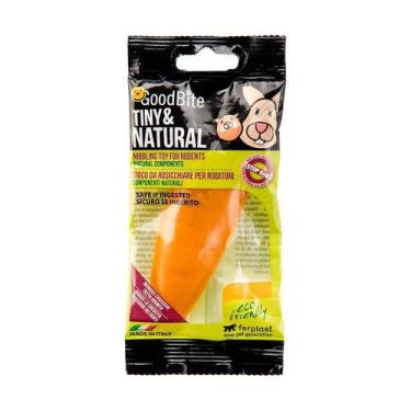 Imagem de Brinquedo Ferplast Goodbite Tiny & Natural Roedores Cenoura