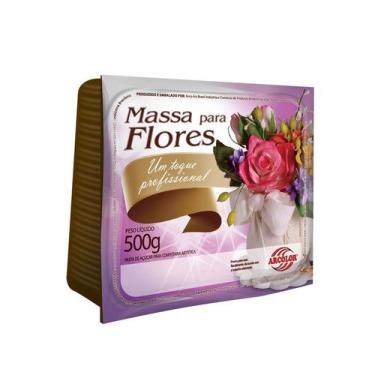 Imagem de Massa para flores branca 500g arcolor
