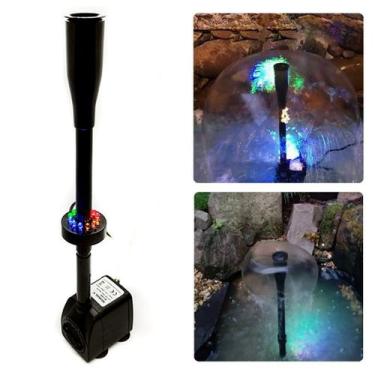 Imagem de Kit Chafariz Ornamental Bomba Submersa Led Para Fontes Lagos Cascatas 