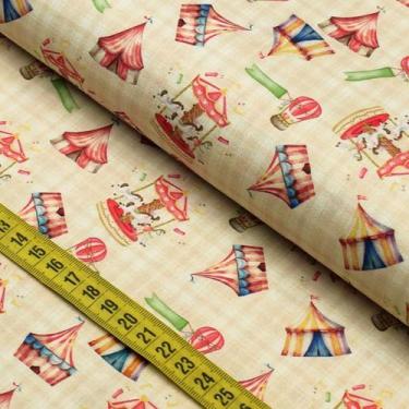 Imagem de Tecido Estampado Para Patchwork - Circo Cor 2750 (0,50X1,50) - CÍRCULO