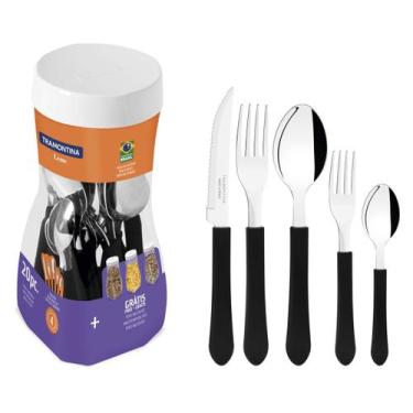 Imagem de Faqueiro Premium 20Pç Leme - Tramontina - Preto