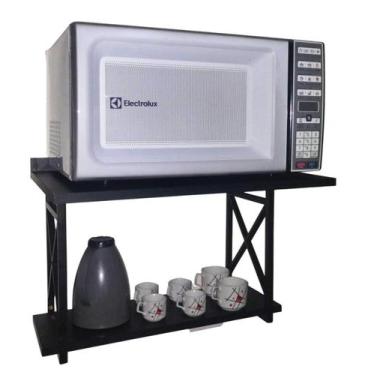 Imagem de Prateleira para micro-ondas estilo Industrial  Ômega Suporte - Omega
