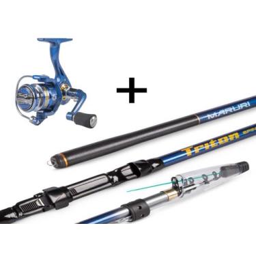 Imagem de Kit Ultra Light Vara Maruri Triton Telescopica 2,70m Molinete 500 Micr