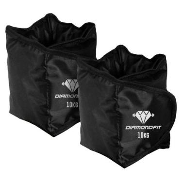 Imagem de Par Caneleira de Peso Profissional Tornozeleira Para Treino Funcional 