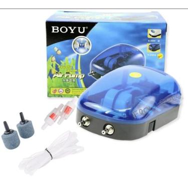 Imagem de Compressor De Ar Silencioso Boyu S-2000a 2x4l/min 2 Saídas, 220V