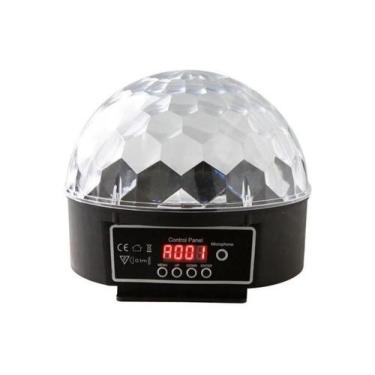Imagem de Bola Maluca Dmx Globo Rgb Jogo Luz Colorida Salões De Festas - Luatek
