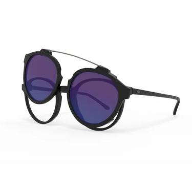 Imagem de Armação de grau hb switch 0492 matte black blue polarized