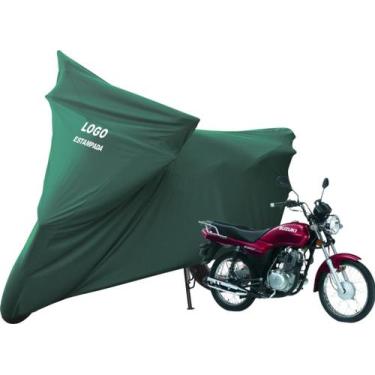 Imagem de Capa Para Proteger Moto Suzuki GS 120 Com Logo - Mz, Verde