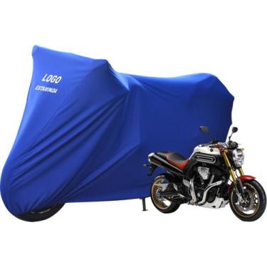 Imagem de Capa Protetora Para Cobrir Moto Yamaha MT 01 - Mz, Azul