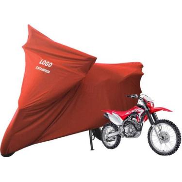 Imagem de Capa Protetora Para Cobrir Moto Honda CRF 250F Sob Medida - Mz, Vermel