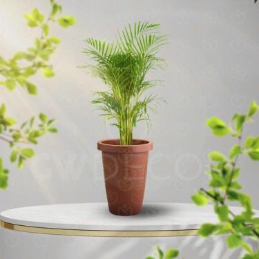 Imagem de Kit 2 Vasos Coluna Terracota Extra Grande 32 Litros Em Plástico Reforç